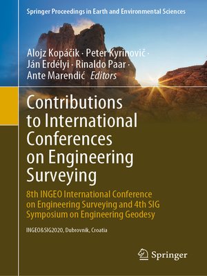 cover image of Contributions to International Conferences on Engineering Surveying